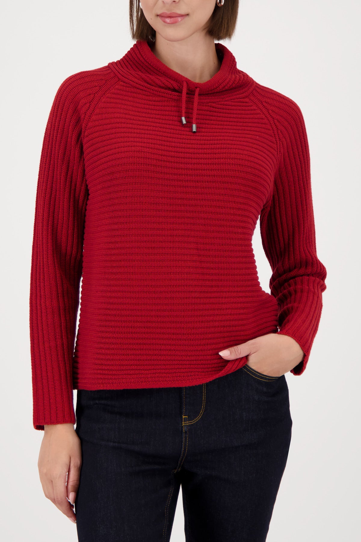 Pullover - Stehkragen