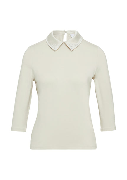 T-Shirt - Satinkragen