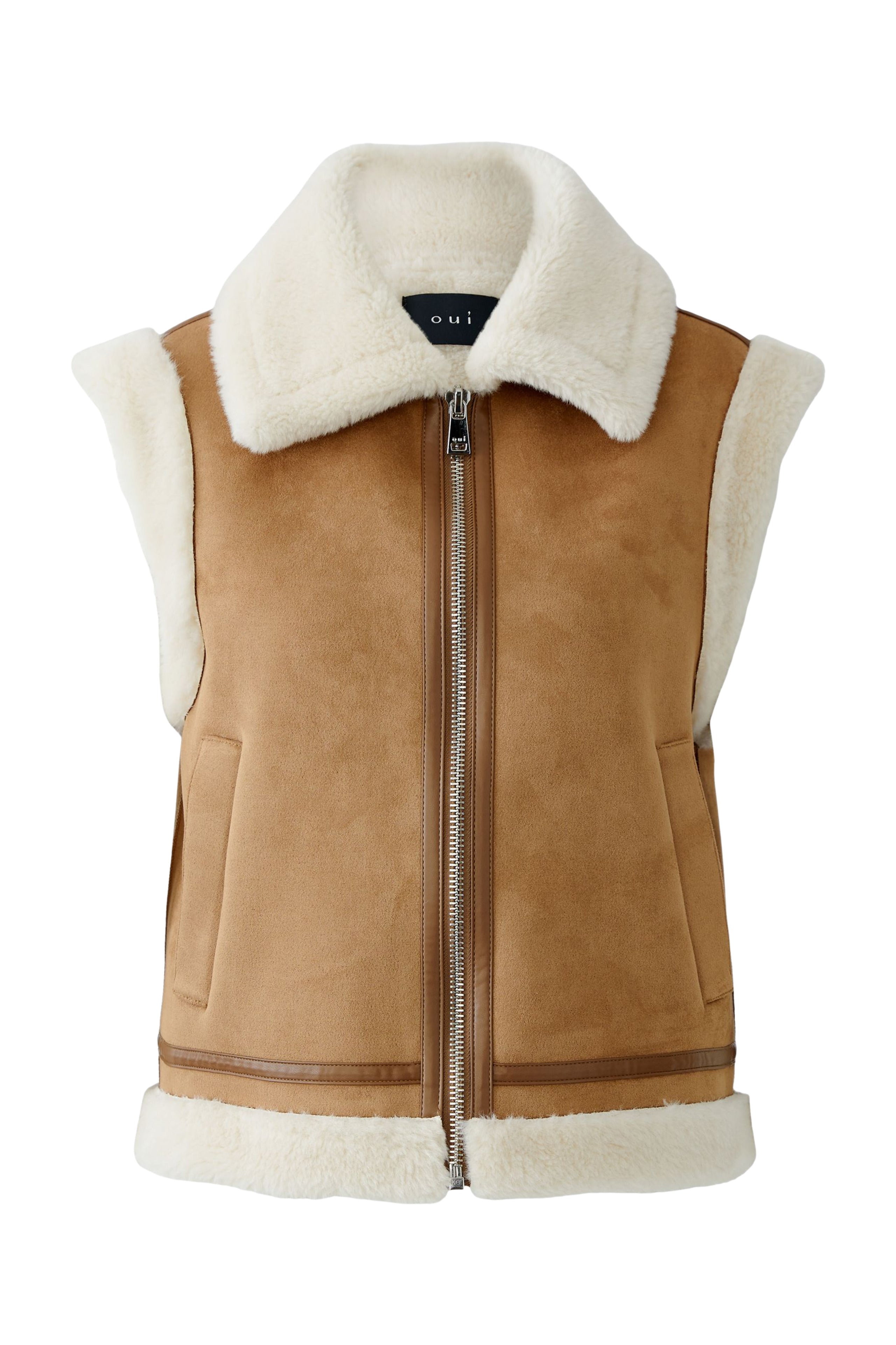 Weste - Wildlederoptik