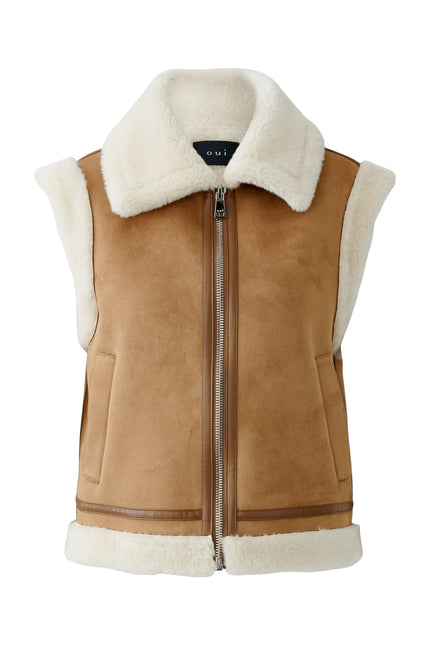 Weste - Wildlederoptik