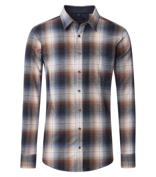 Flanellhemd - Regular Fit