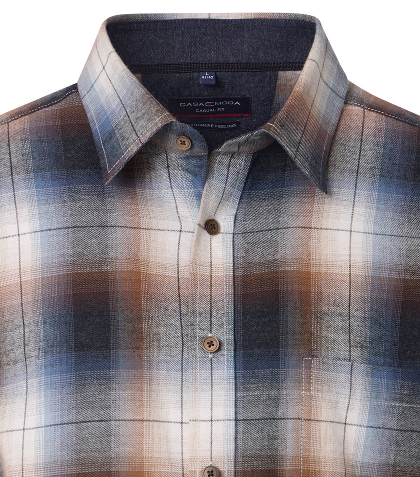 Flanellhemd - Regular Fit