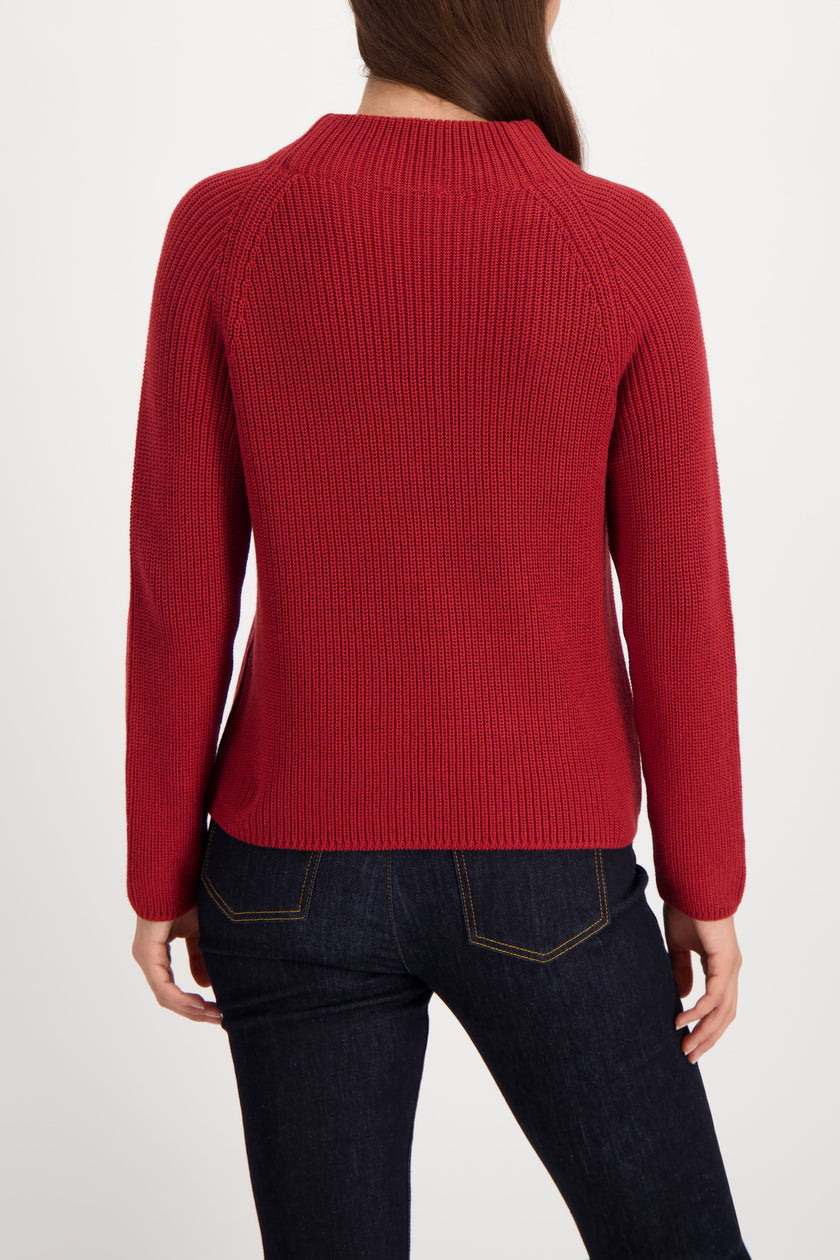 Pullover - Stehkragen