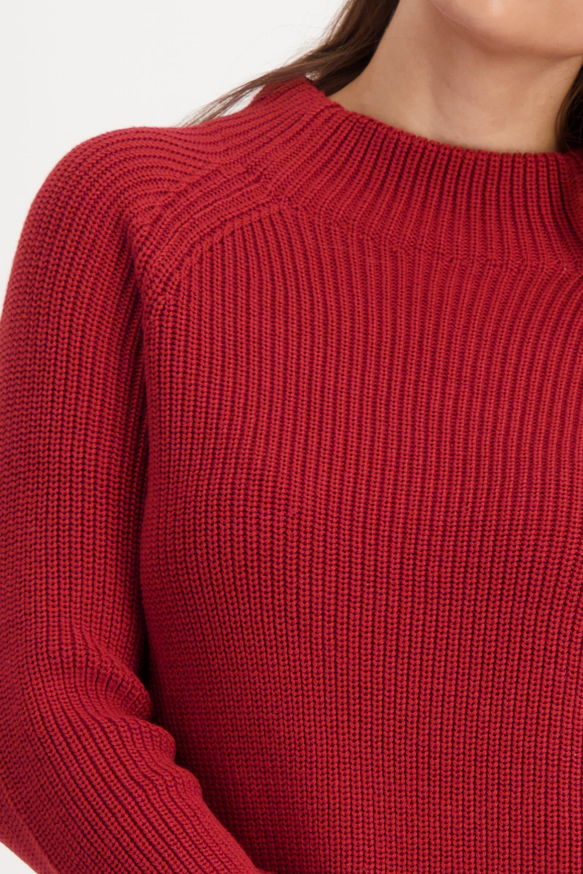 Pullover - Stehkragen