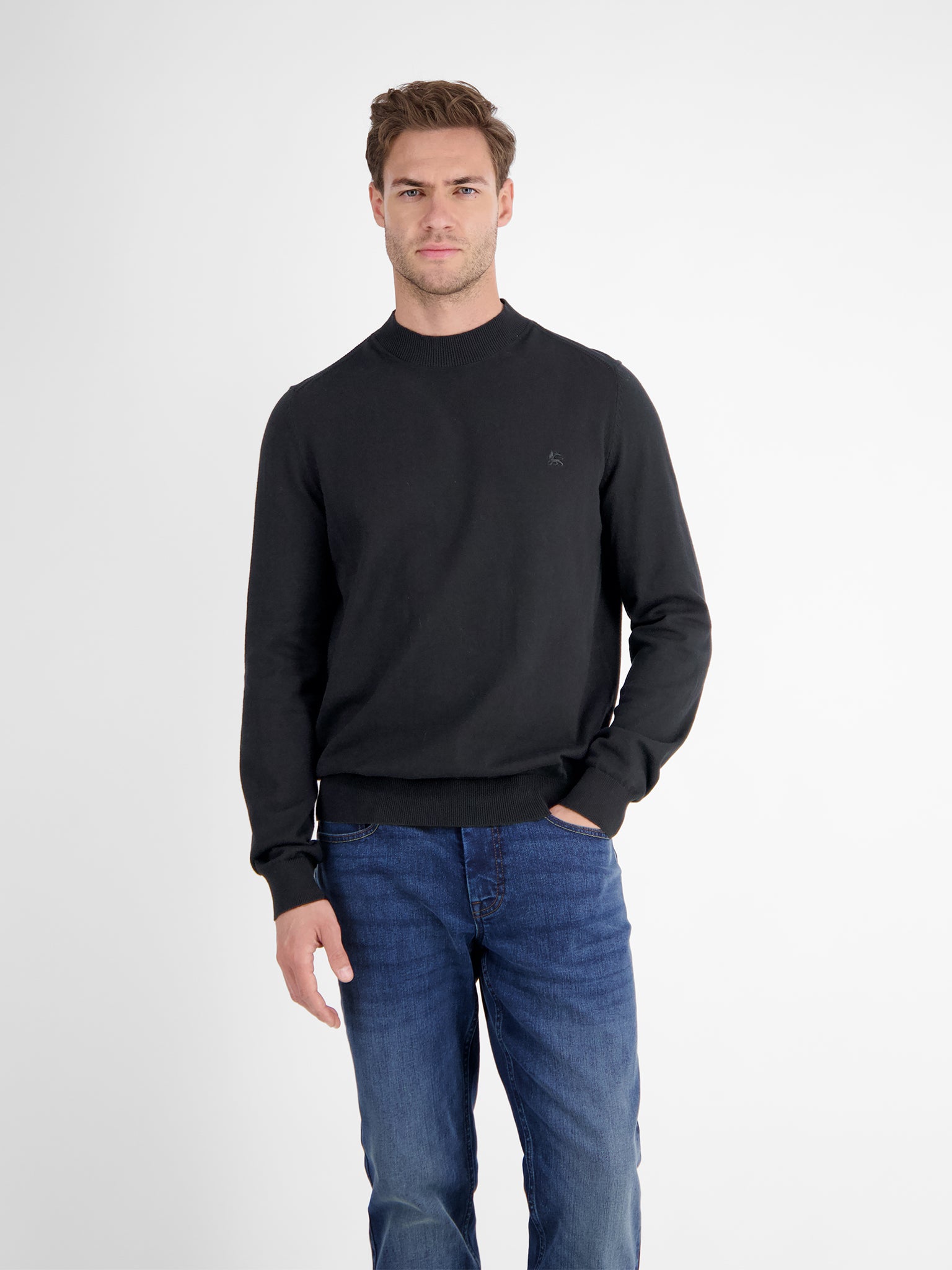 Pullover - Stehkragen