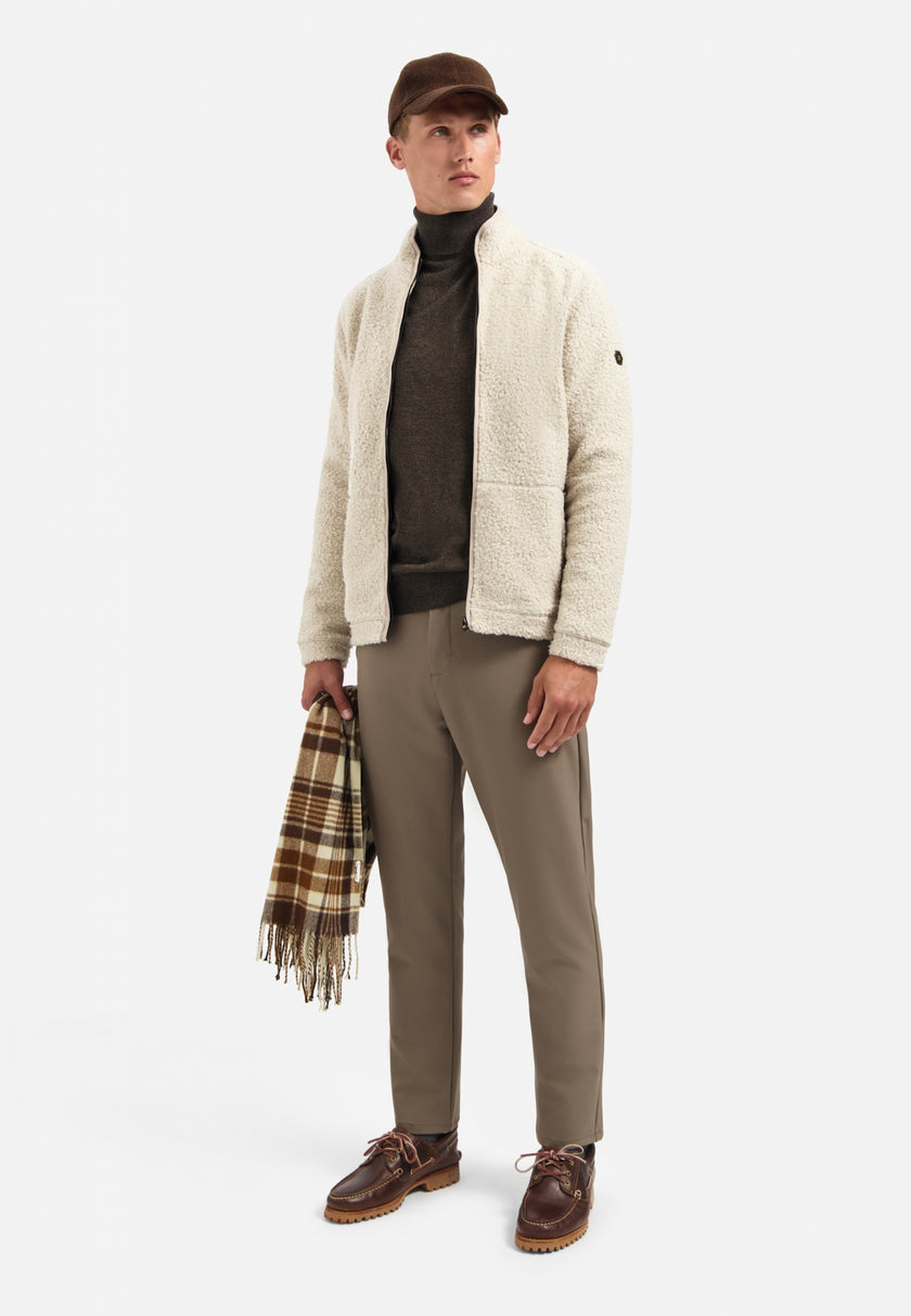 Sweatjacke - Teddyplüsch