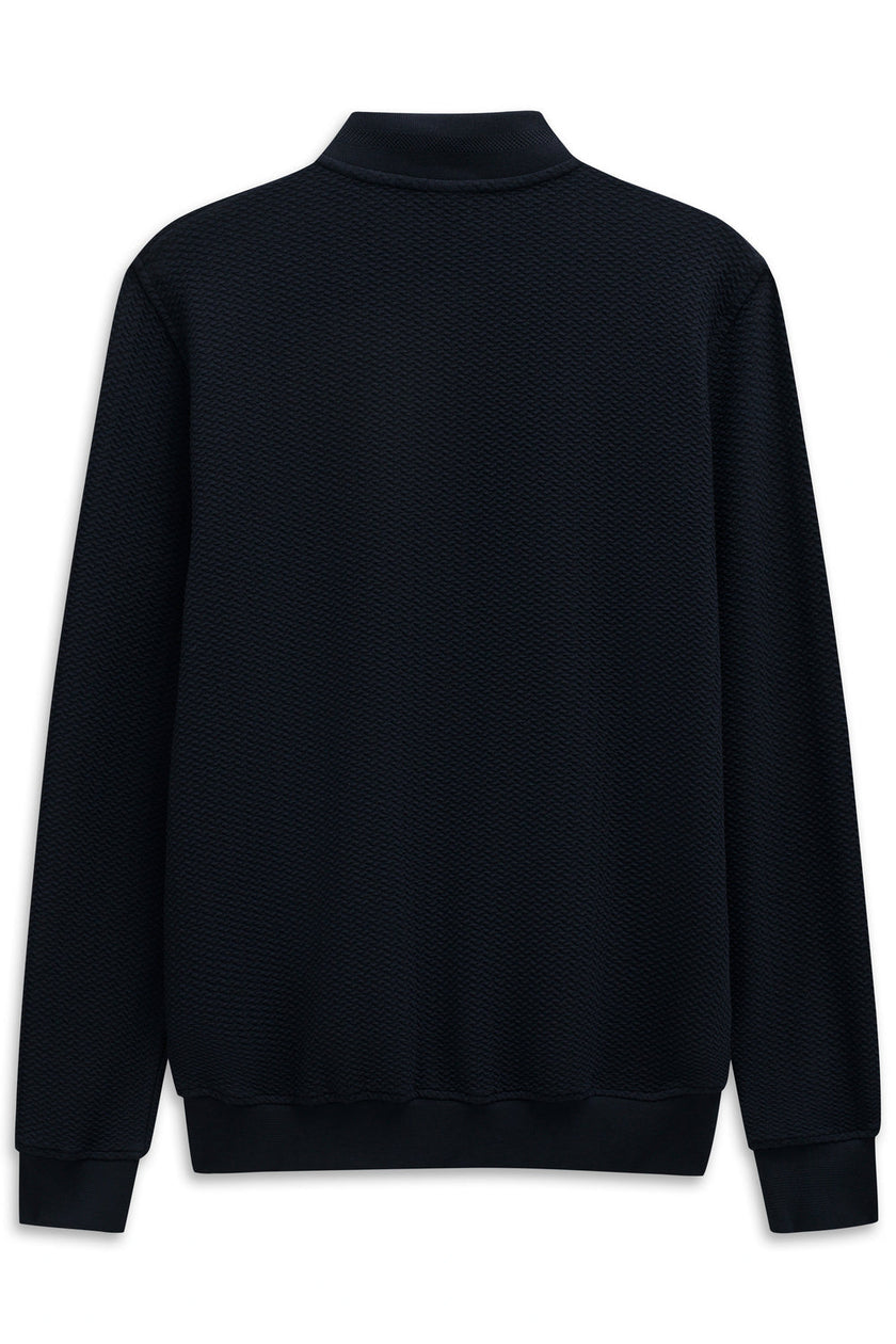 Sweatjacke - Collegekragen