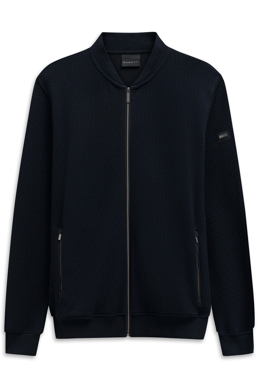 Sweatjacke - Collegekragen