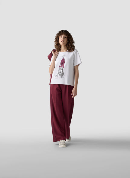 T-Shirt - Bordeaux Glow