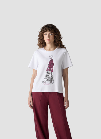 T-Shirt - Bordeaux Glow