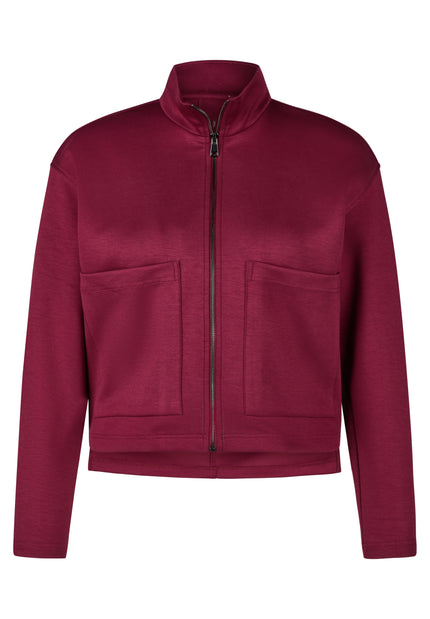 Sweatjacke - Bordeaux Glow