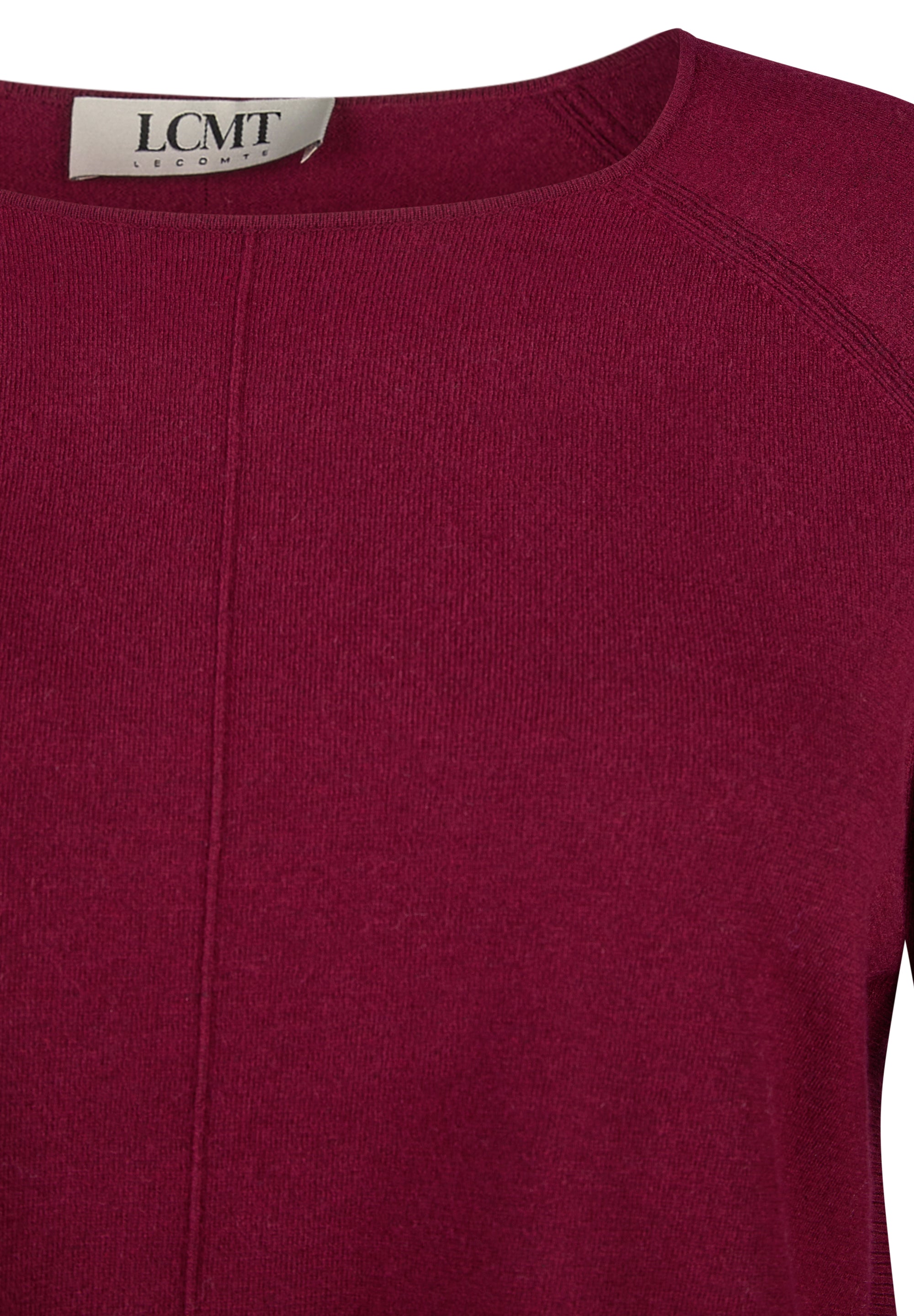 Feinstrickpullover - Bordeaux Glow