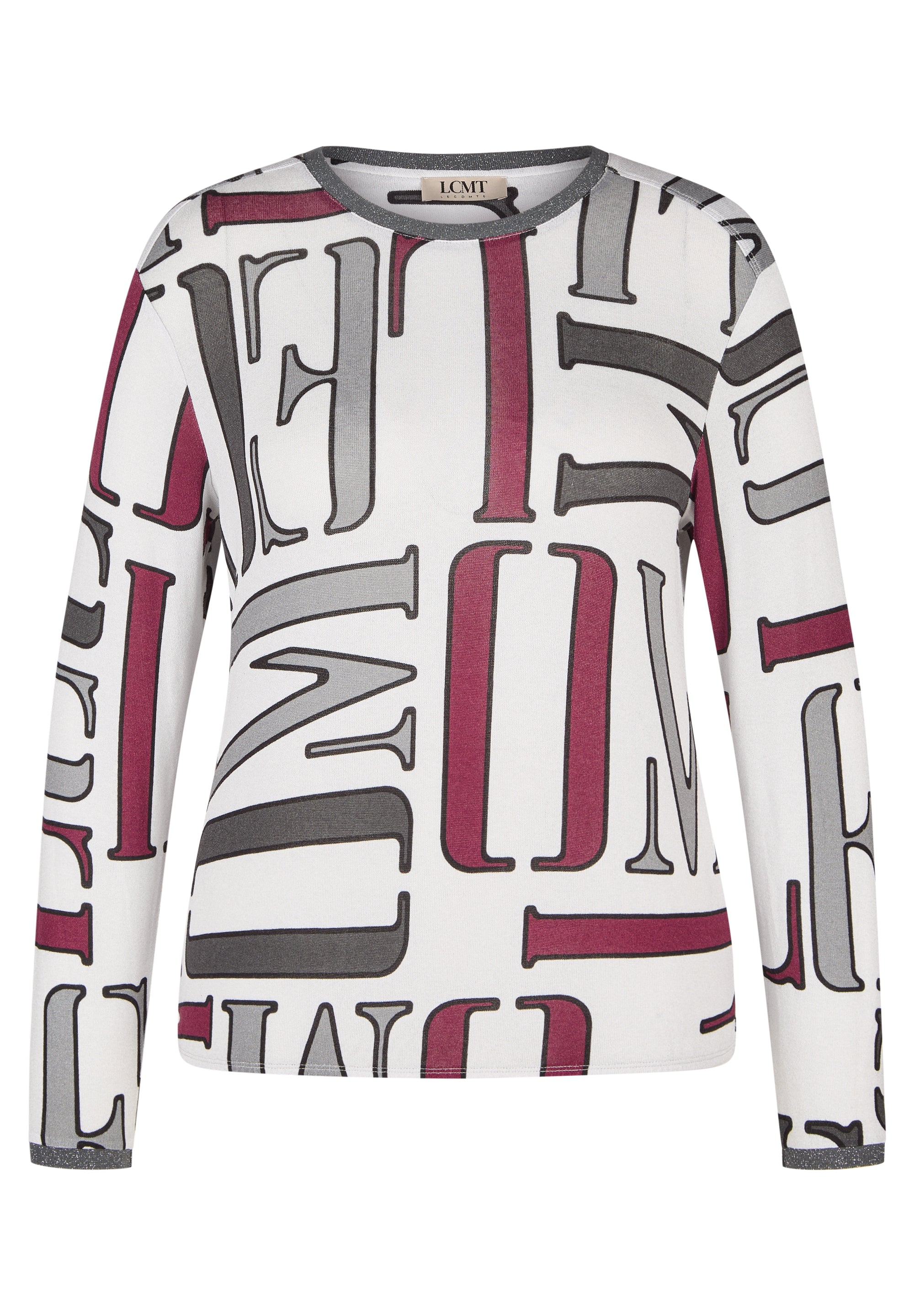 Langarmshirt - Bordeaux Glow