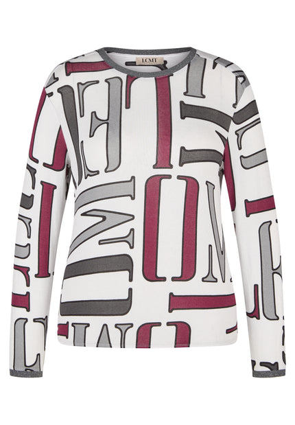 Langarmshirt - Bordeaux Glow