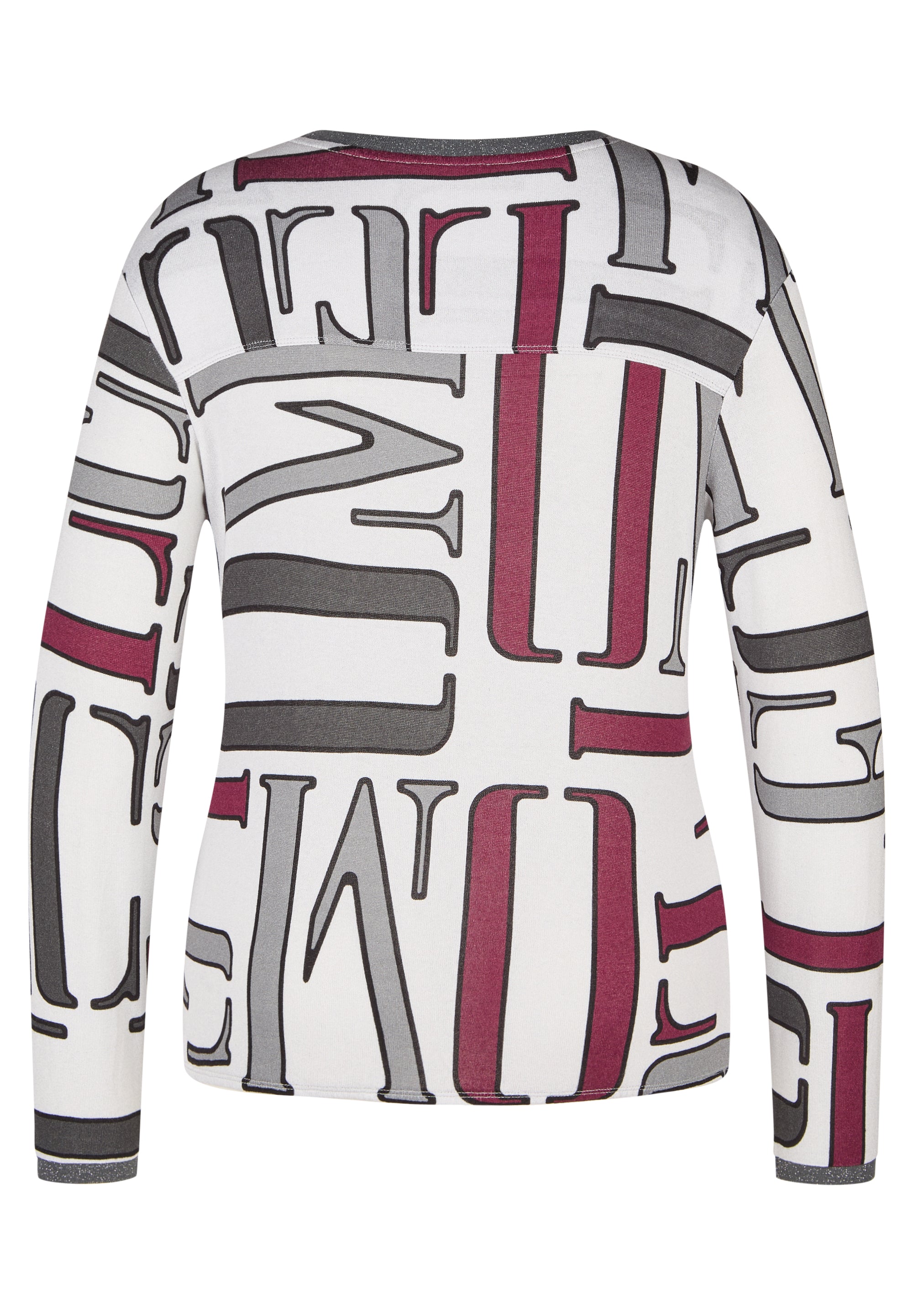 Langarmshirt - Bordeaux Glow