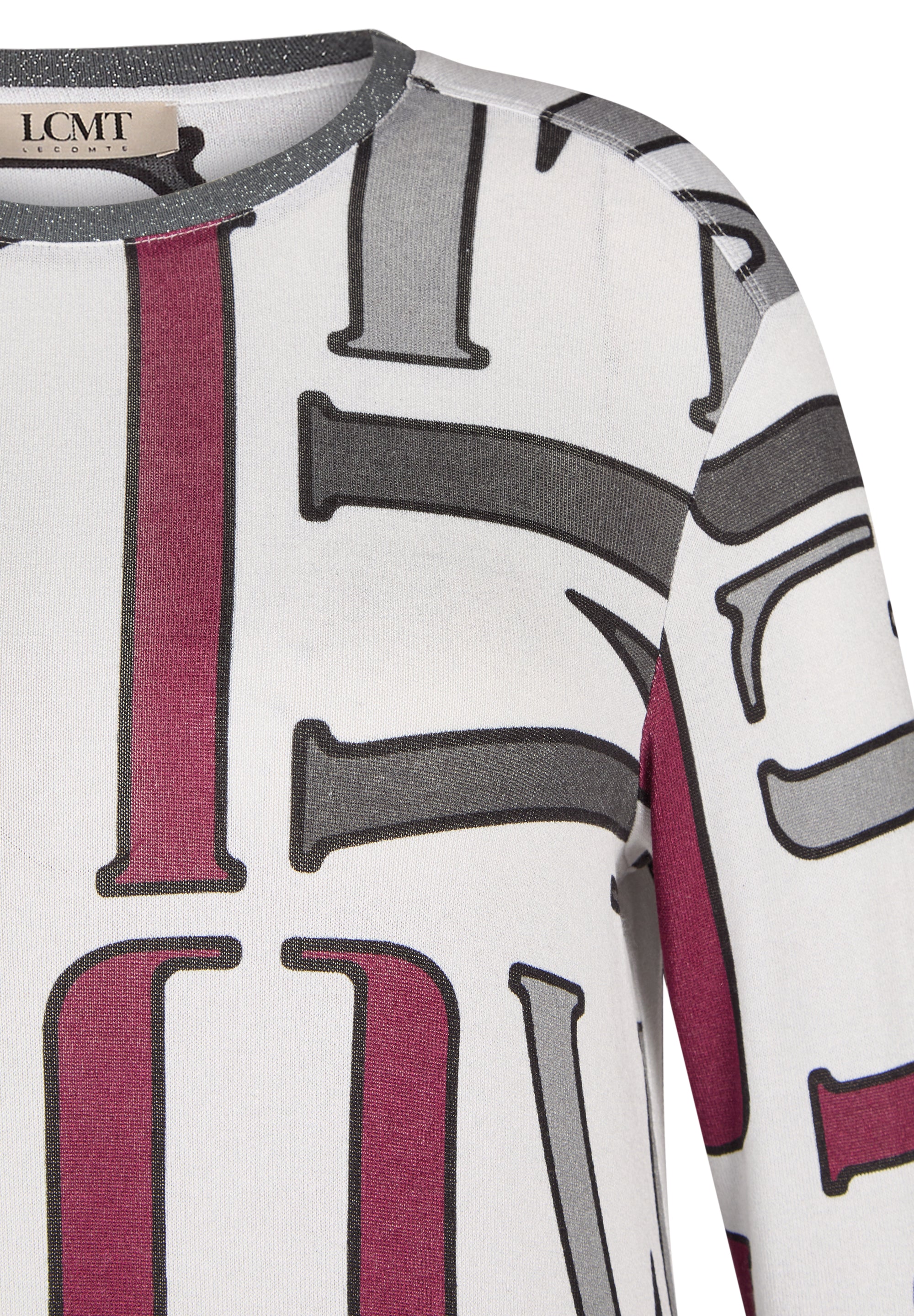 Langarmshirt - Bordeaux Glow