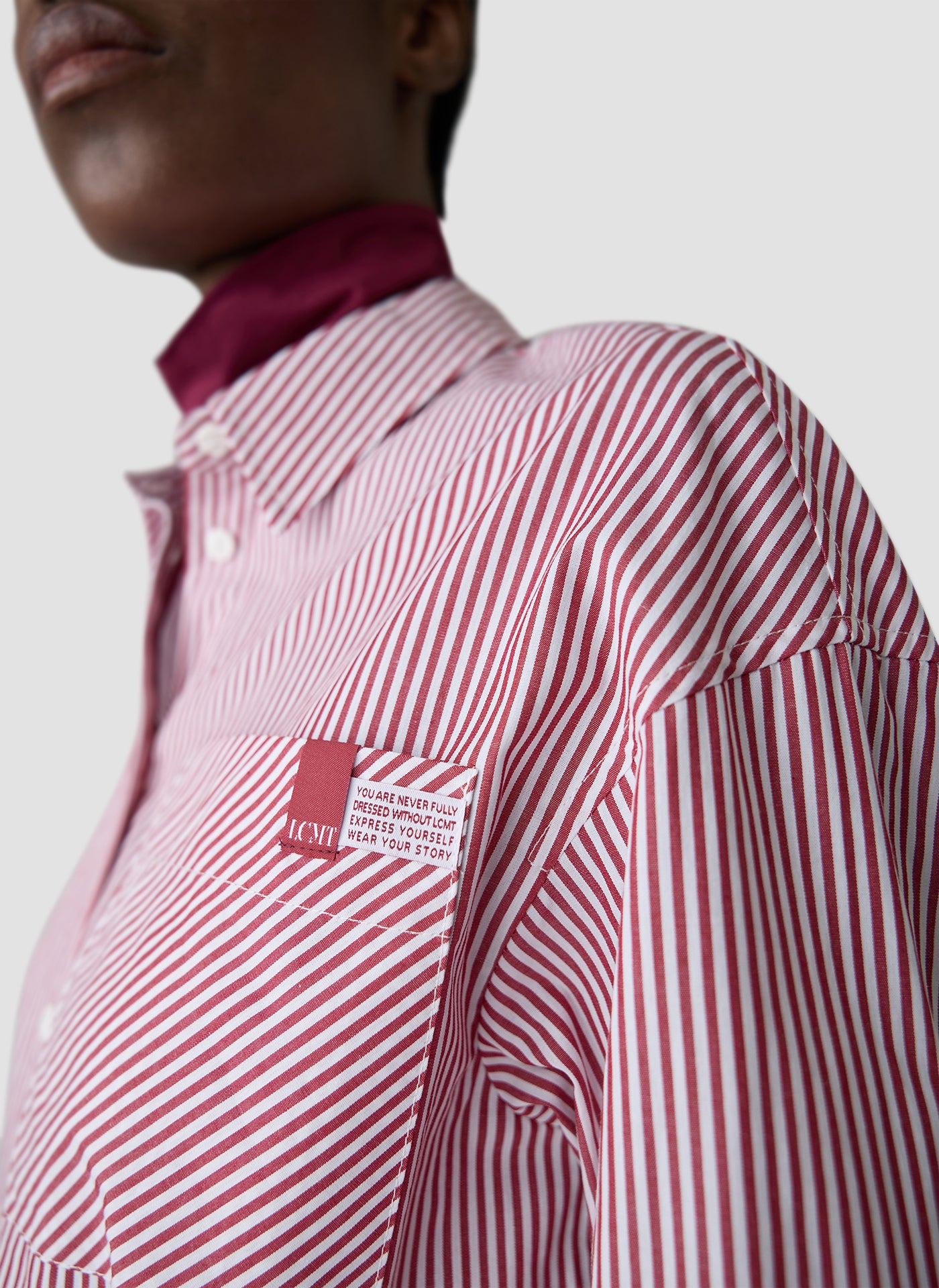 Hemdbluse - Bordeaux Glow