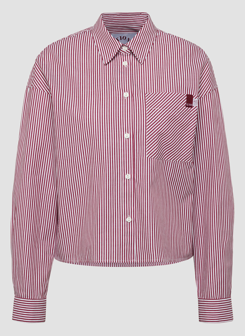 Hemdbluse - Bordeaux Glow