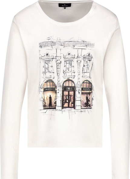 Langarmshirt - Strassbesatz