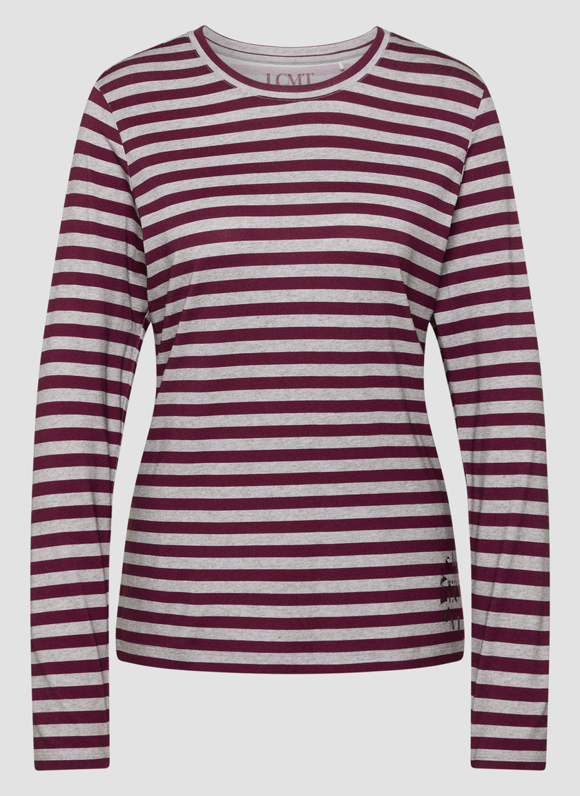 Langarmshirt - Bordeaux Glow