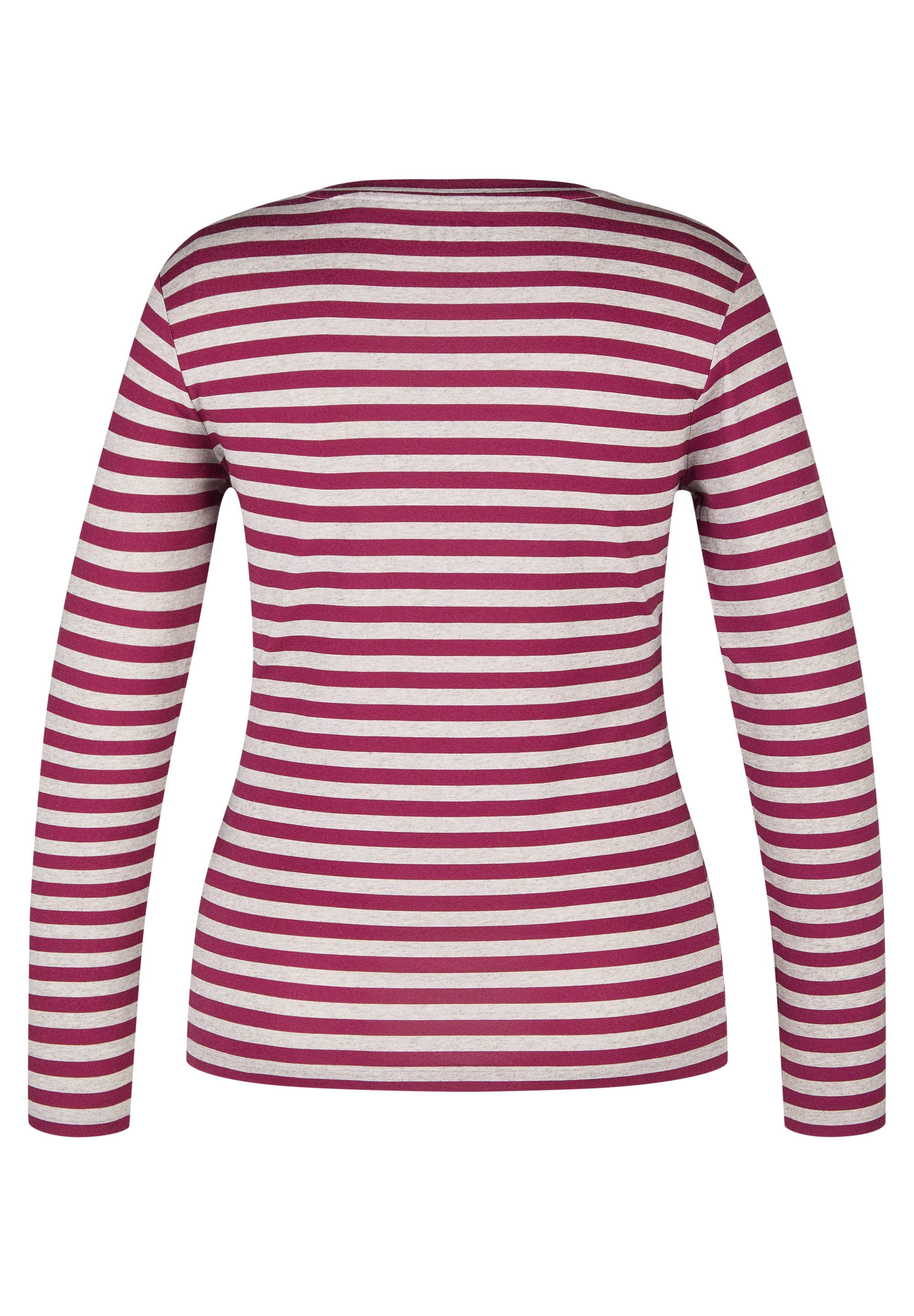 Langarmshirt - Bordeaux Glow