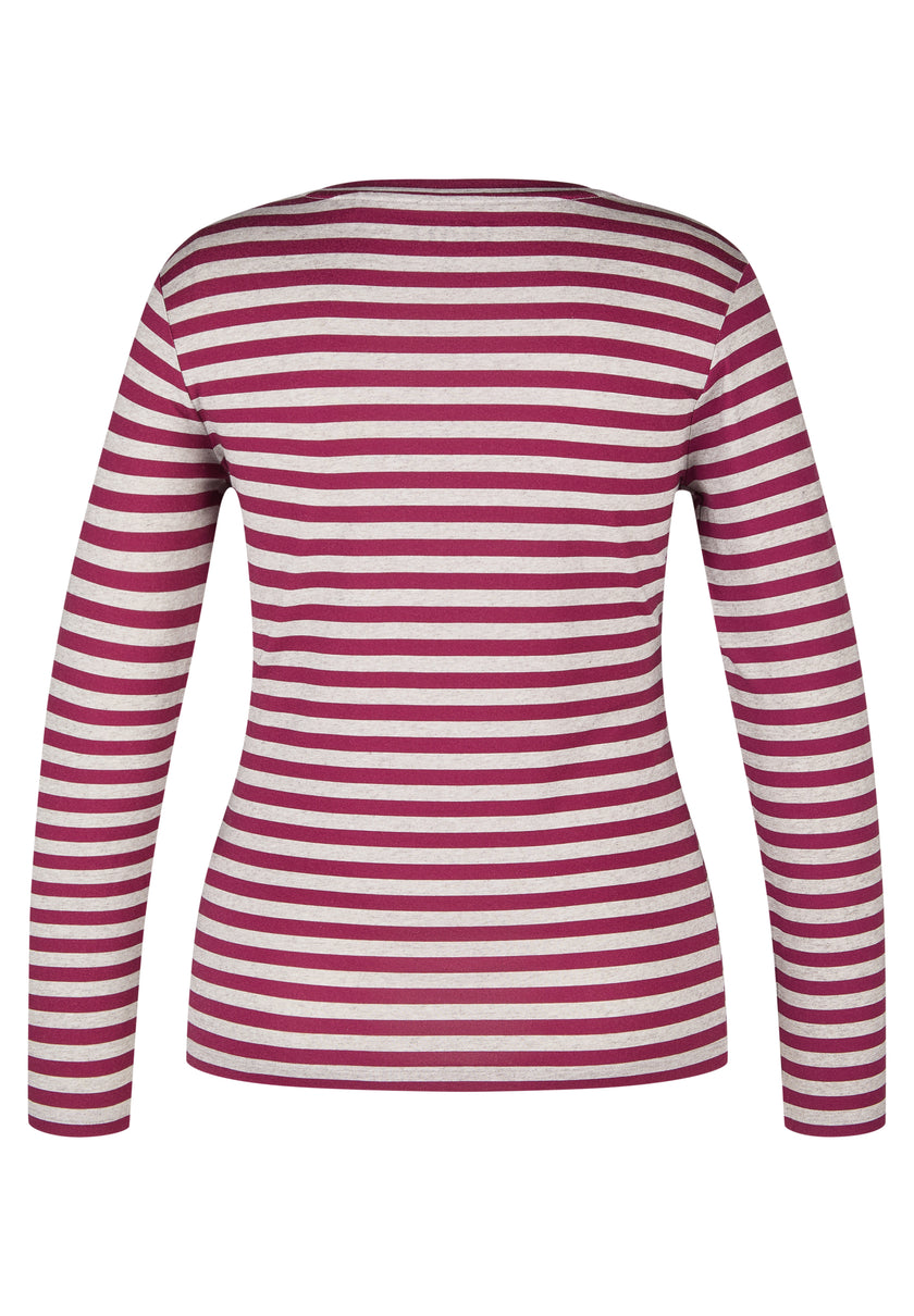 Langarmshirt - Bordeaux Glow