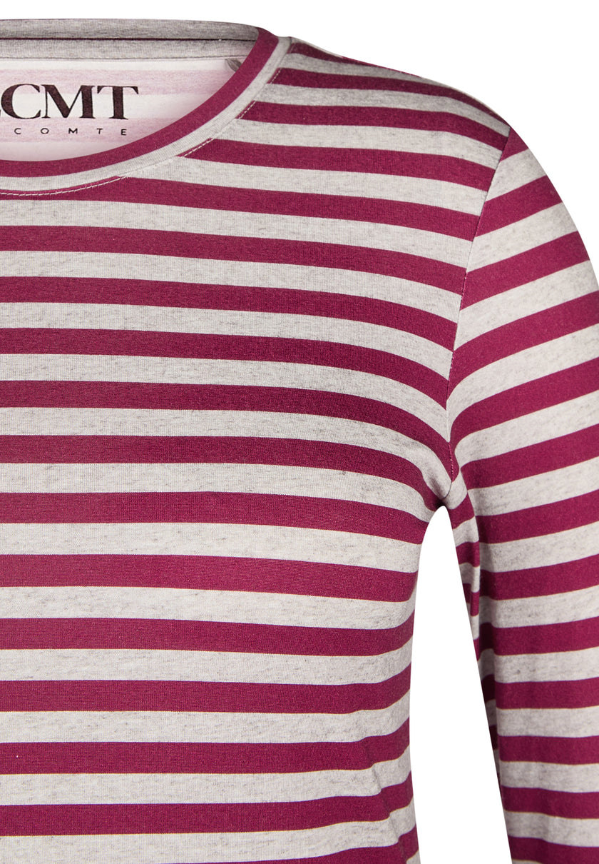 Langarmshirt - Bordeaux Glow