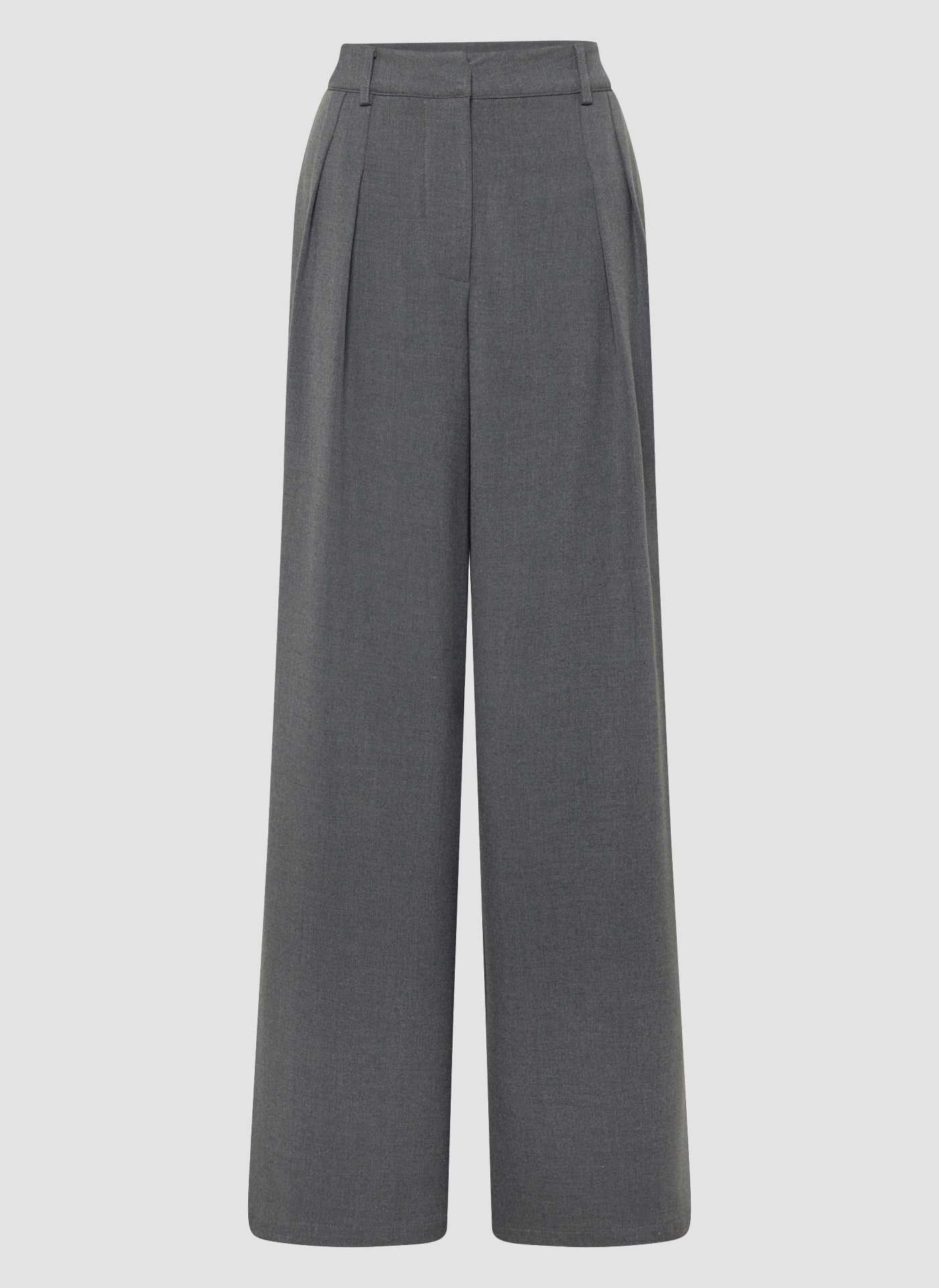 Bundfaltenhose - Bordeaux Glow