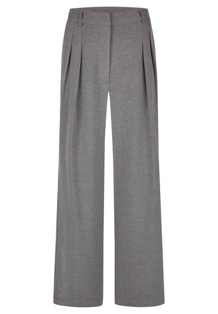 Bundfaltenhose - Bordeaux Glow