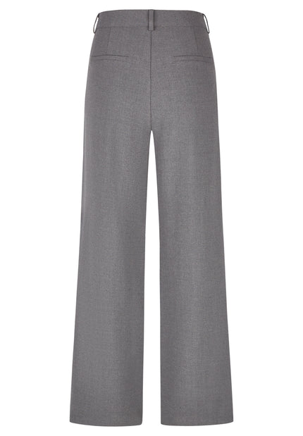 Bundfaltenhose - Bordeaux Glow