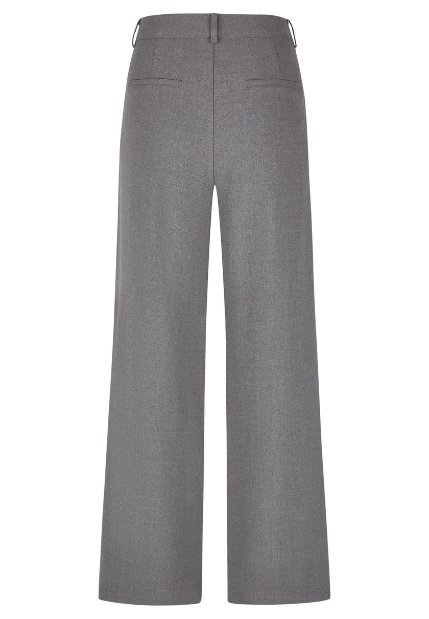 Bundfaltenhose - Bordeaux Glow