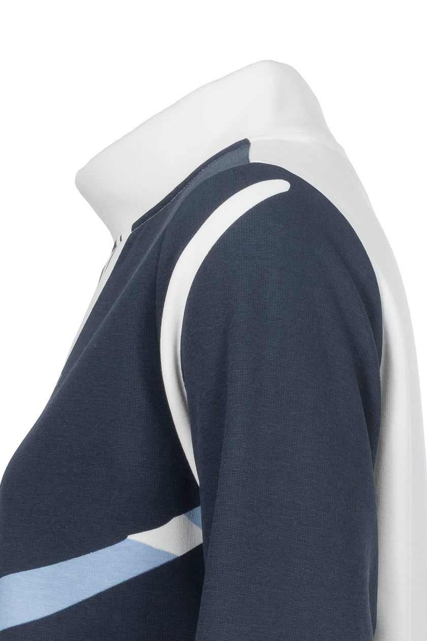 Sweatshirt - Stehkragen