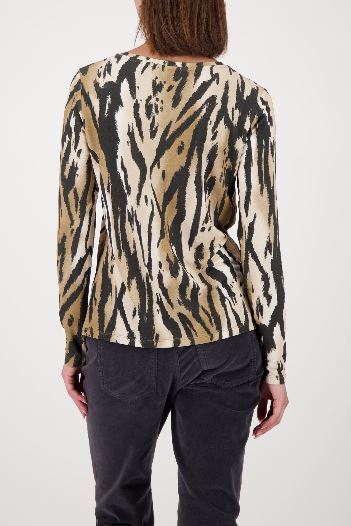 Langarmshirt - Animalprint