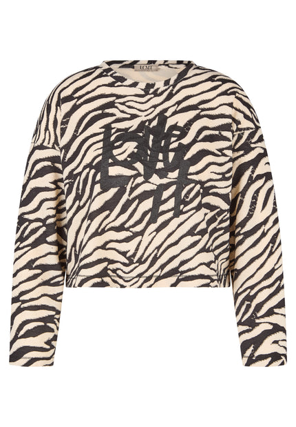 Sweatshirt - Zebra Noir