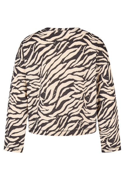 Sweatshirt - Zebra Noir