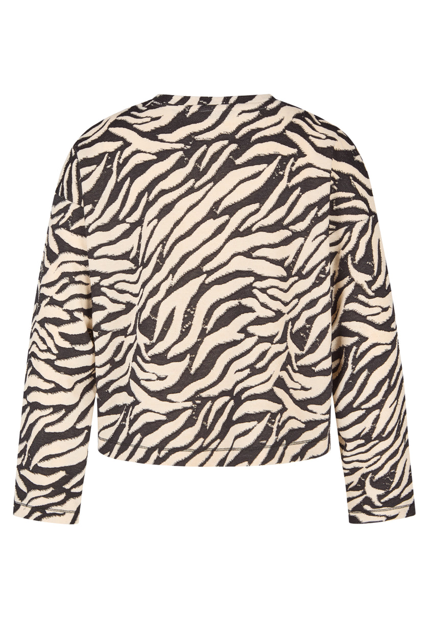 Sweatshirt - Zebra Noir