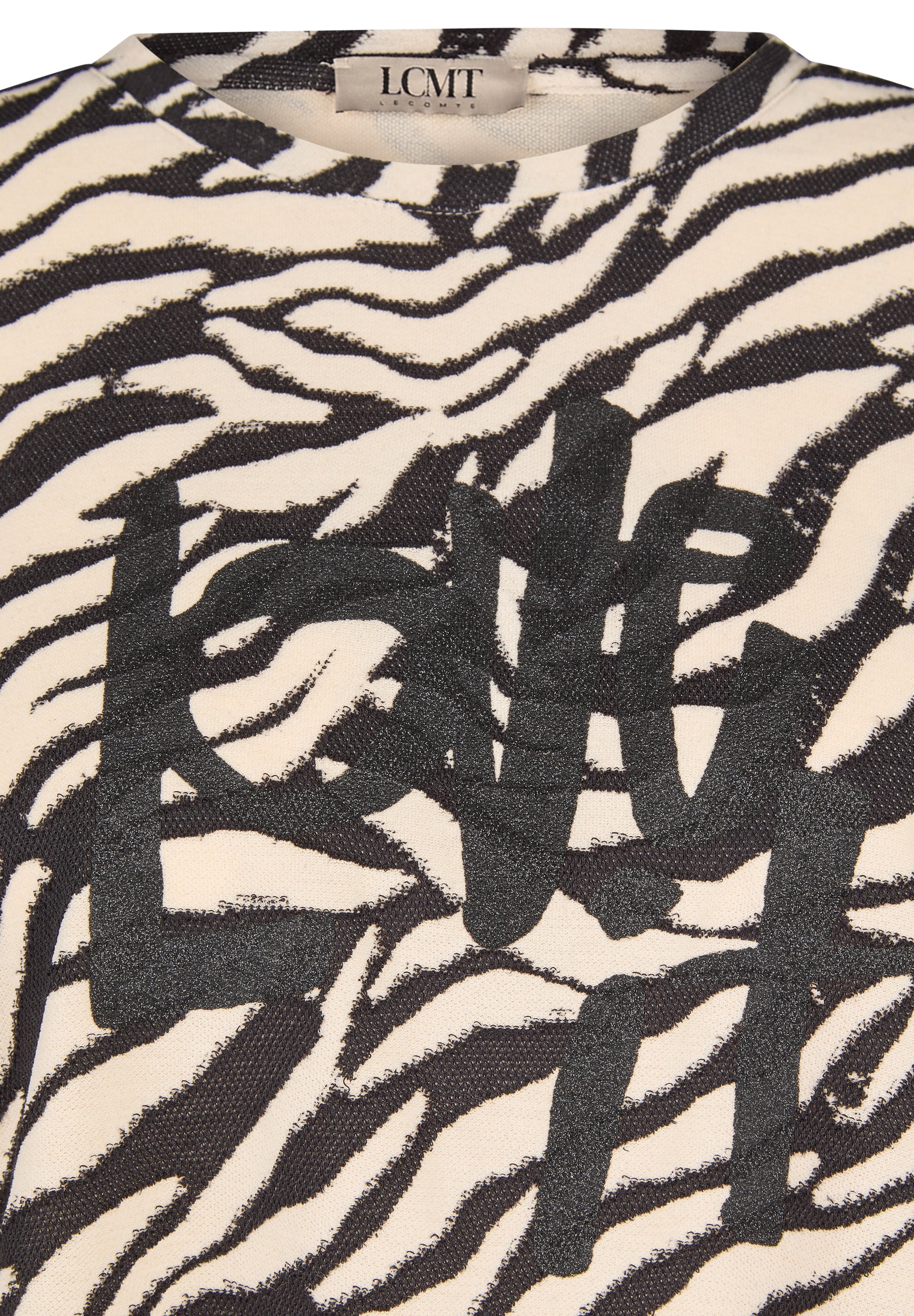 Sweatshirt - Zebra Noir