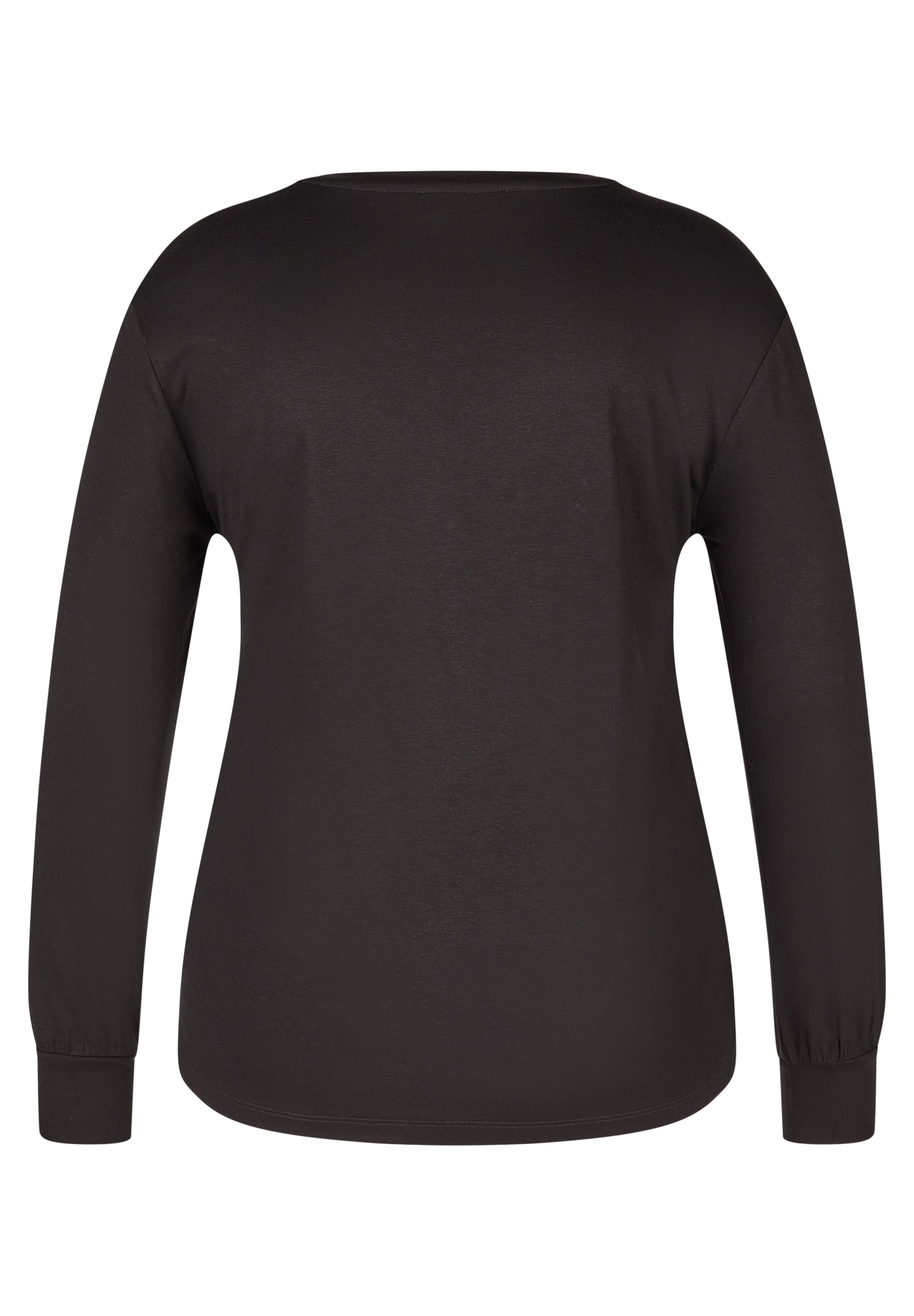 Langarmshirt - Zebra Noir