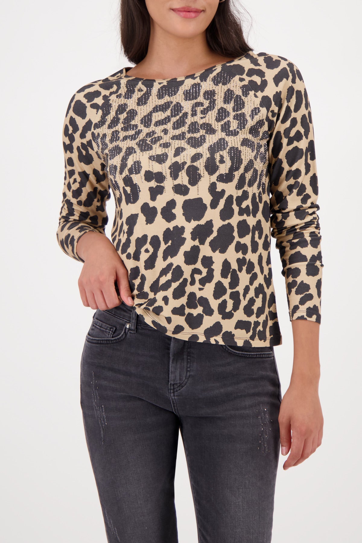 Langarmshirt - Animalprint