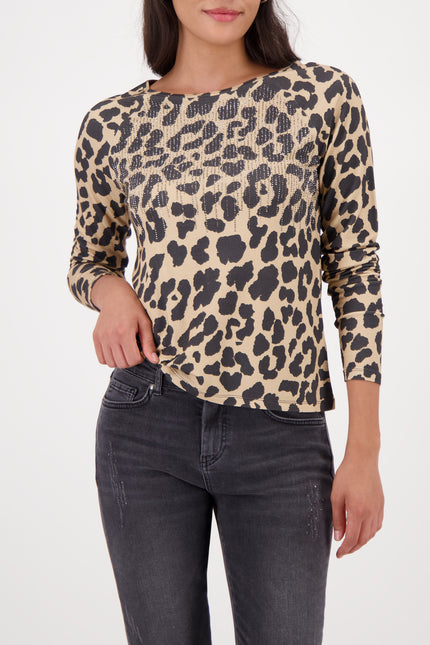 Langarmshirt - Animalprint