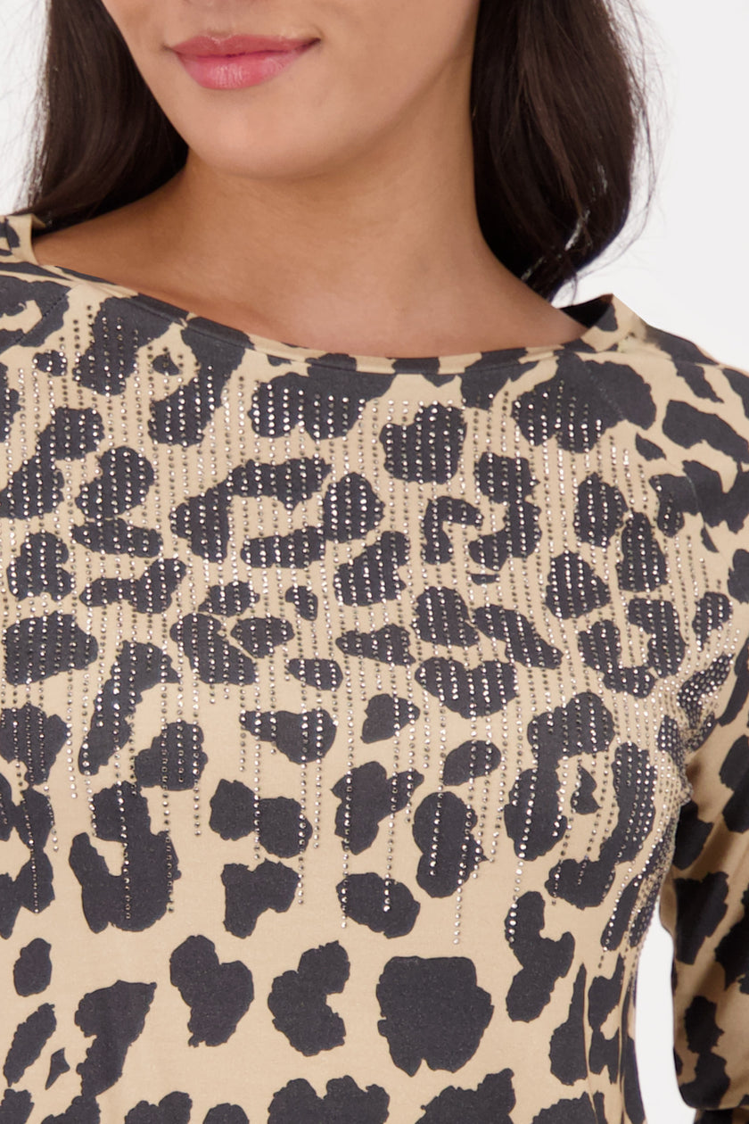 Langarmshirt - Animalprint