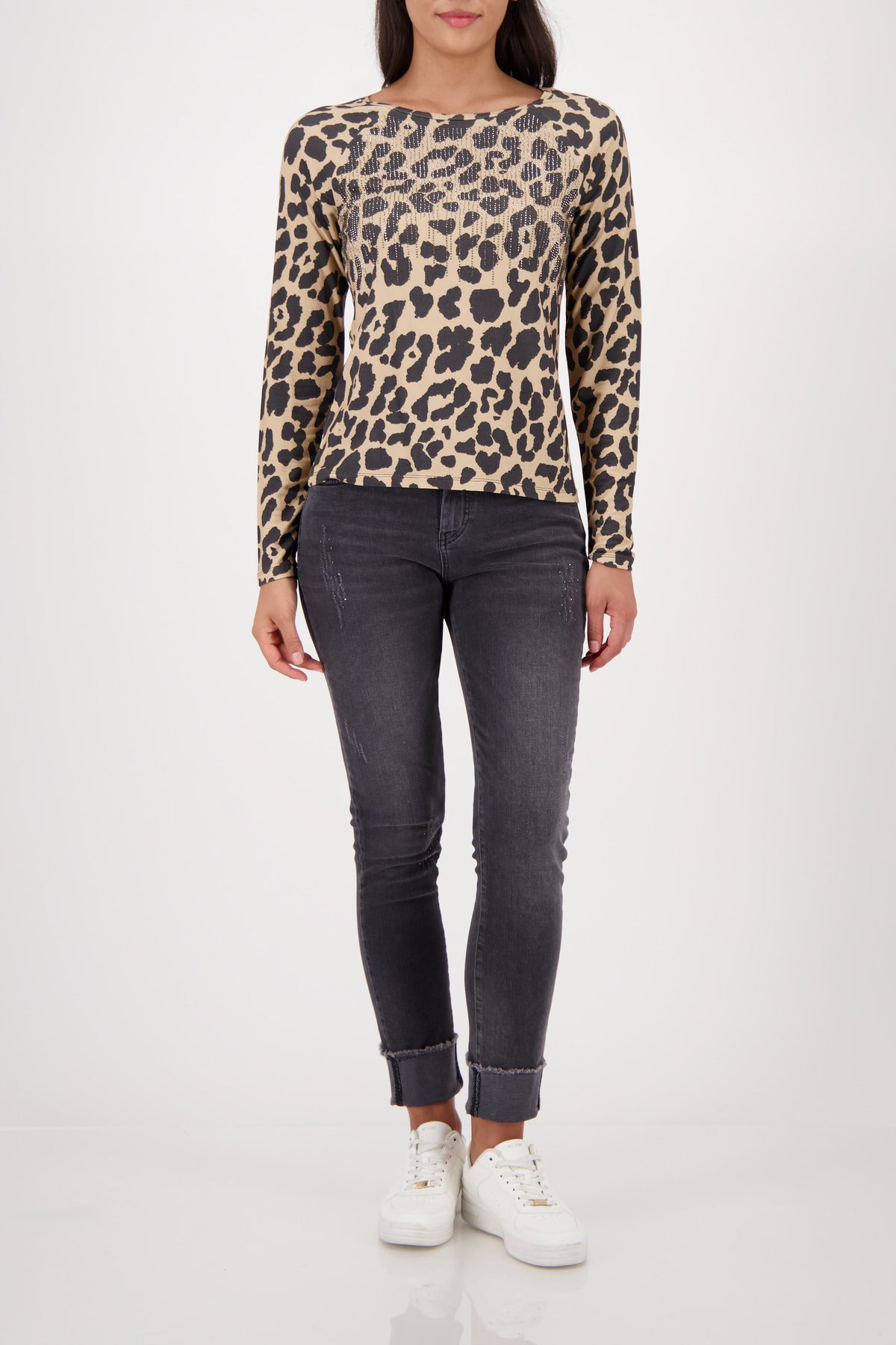 Langarmshirt - Animalprint