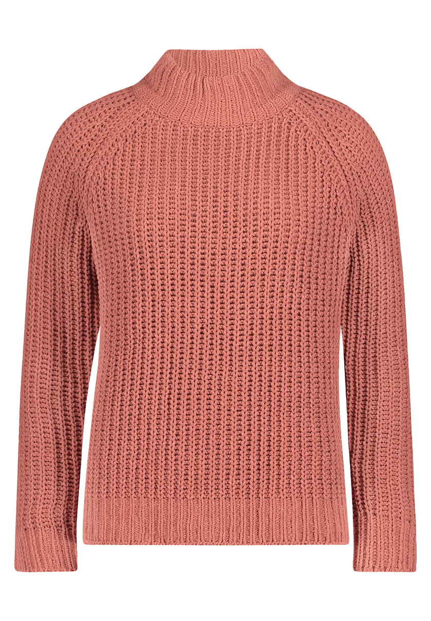 Strickpullover - Stehkragen