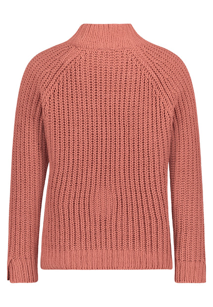 Strickpullover - Stehkragen