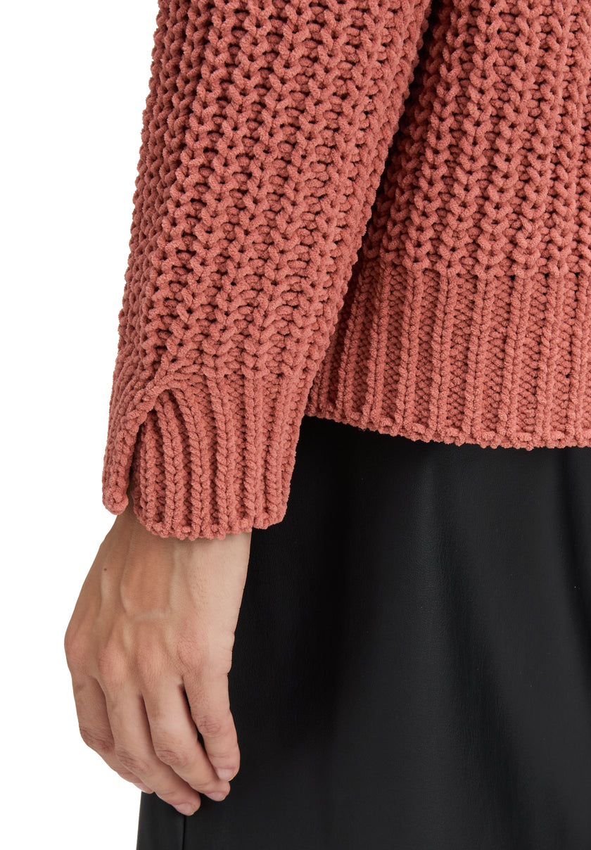 Strickpullover - Stehkragen