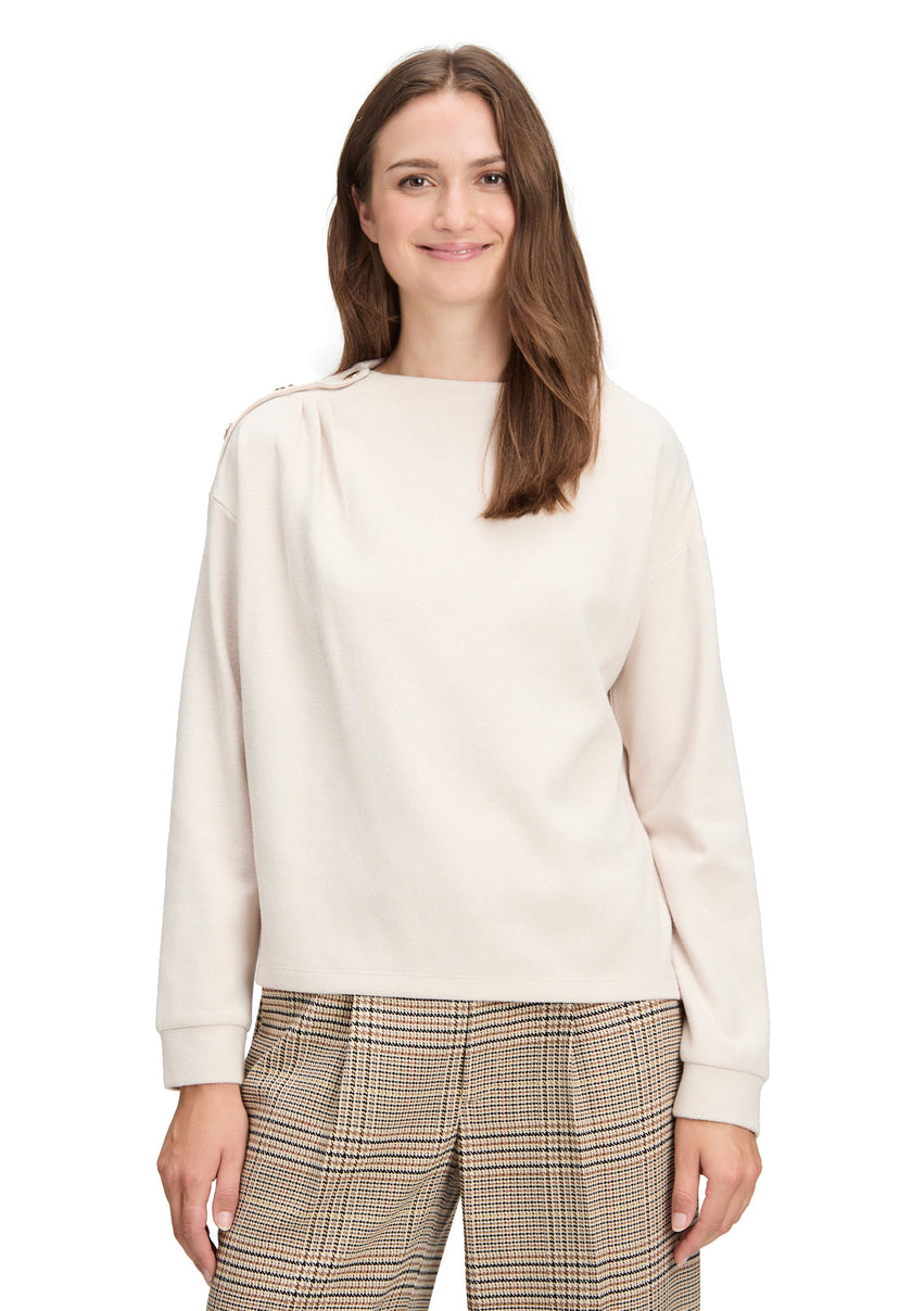 Sweatshirt - Stehkragen