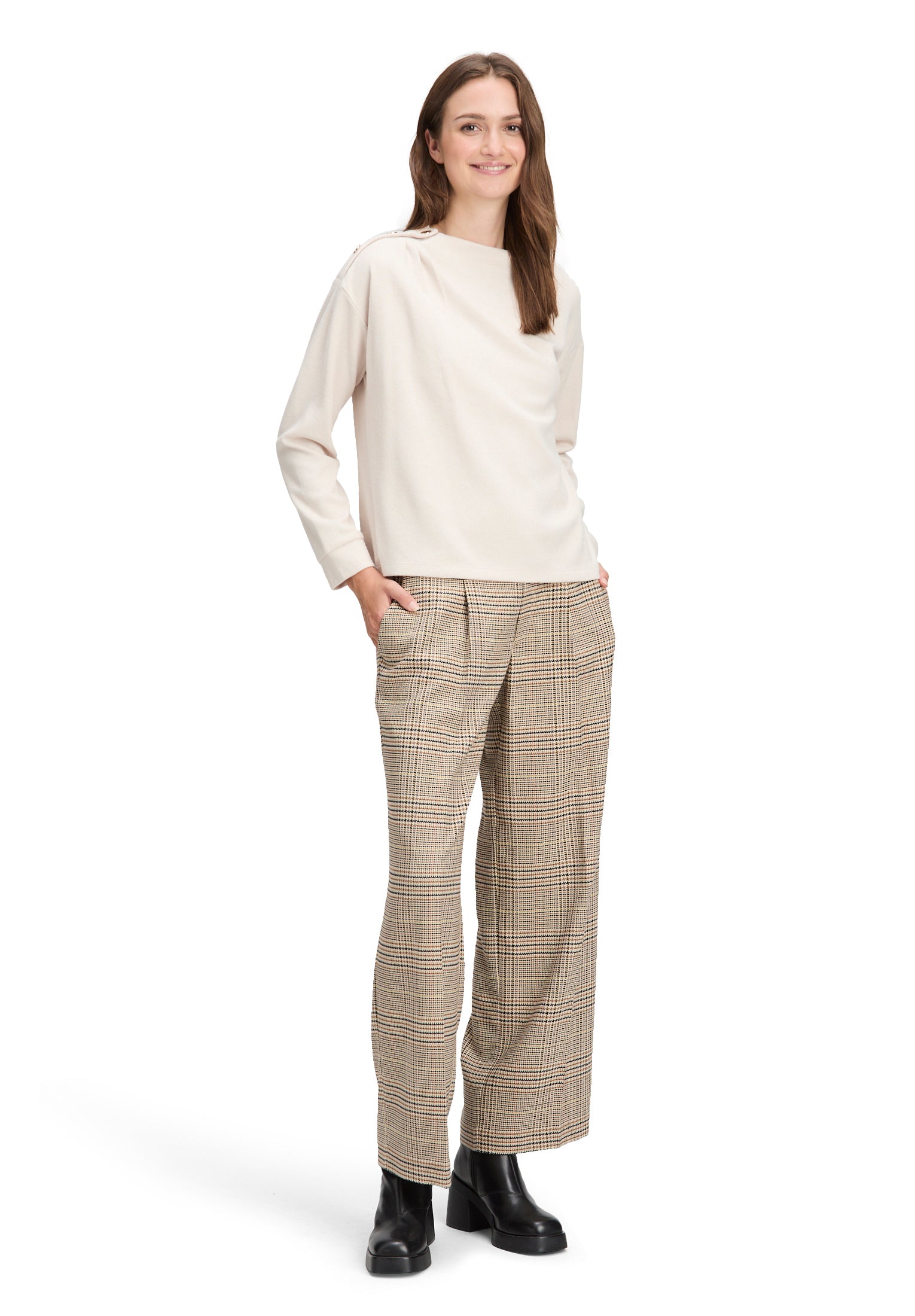 Sweatshirt - Stehkragen