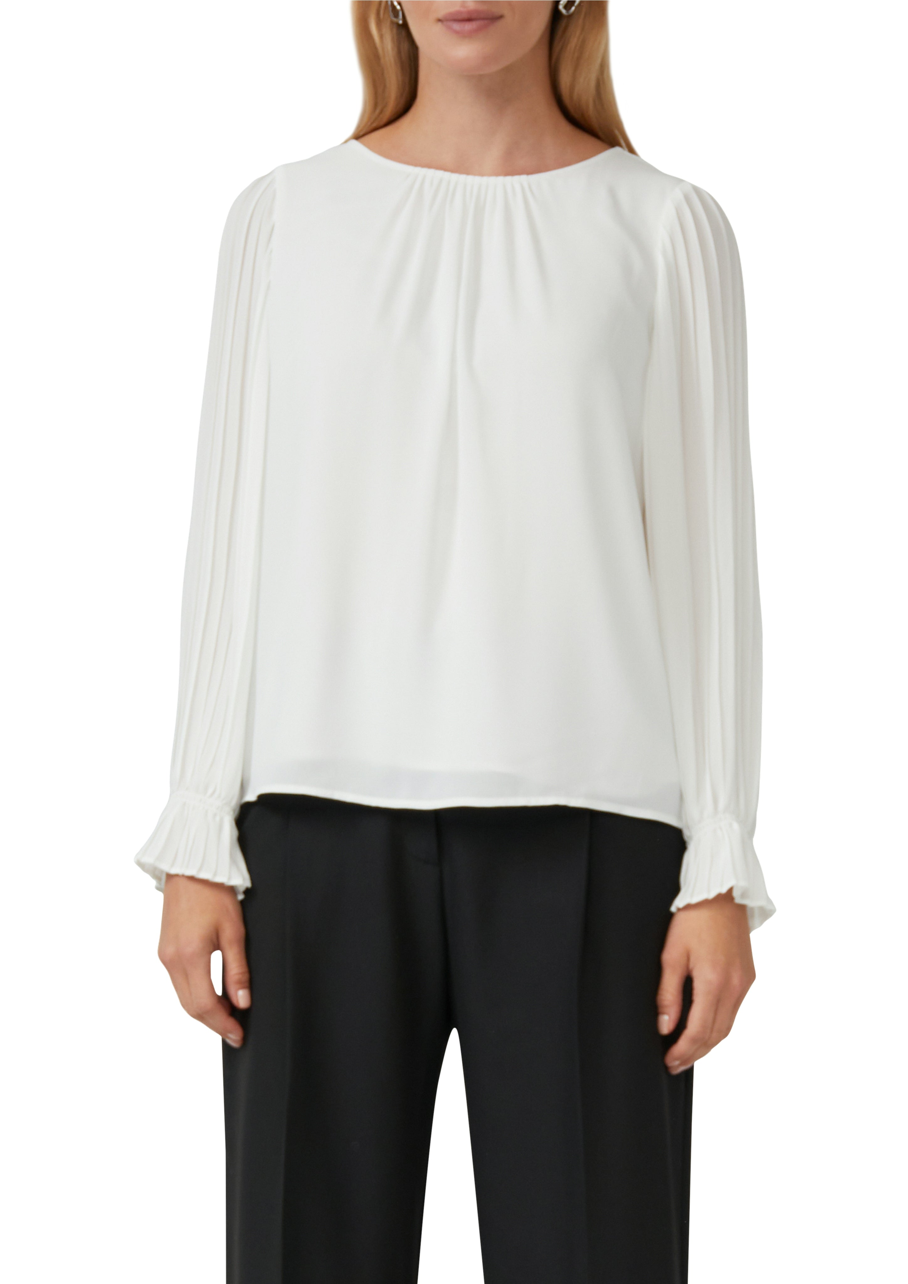 Bluse - Volantärmel