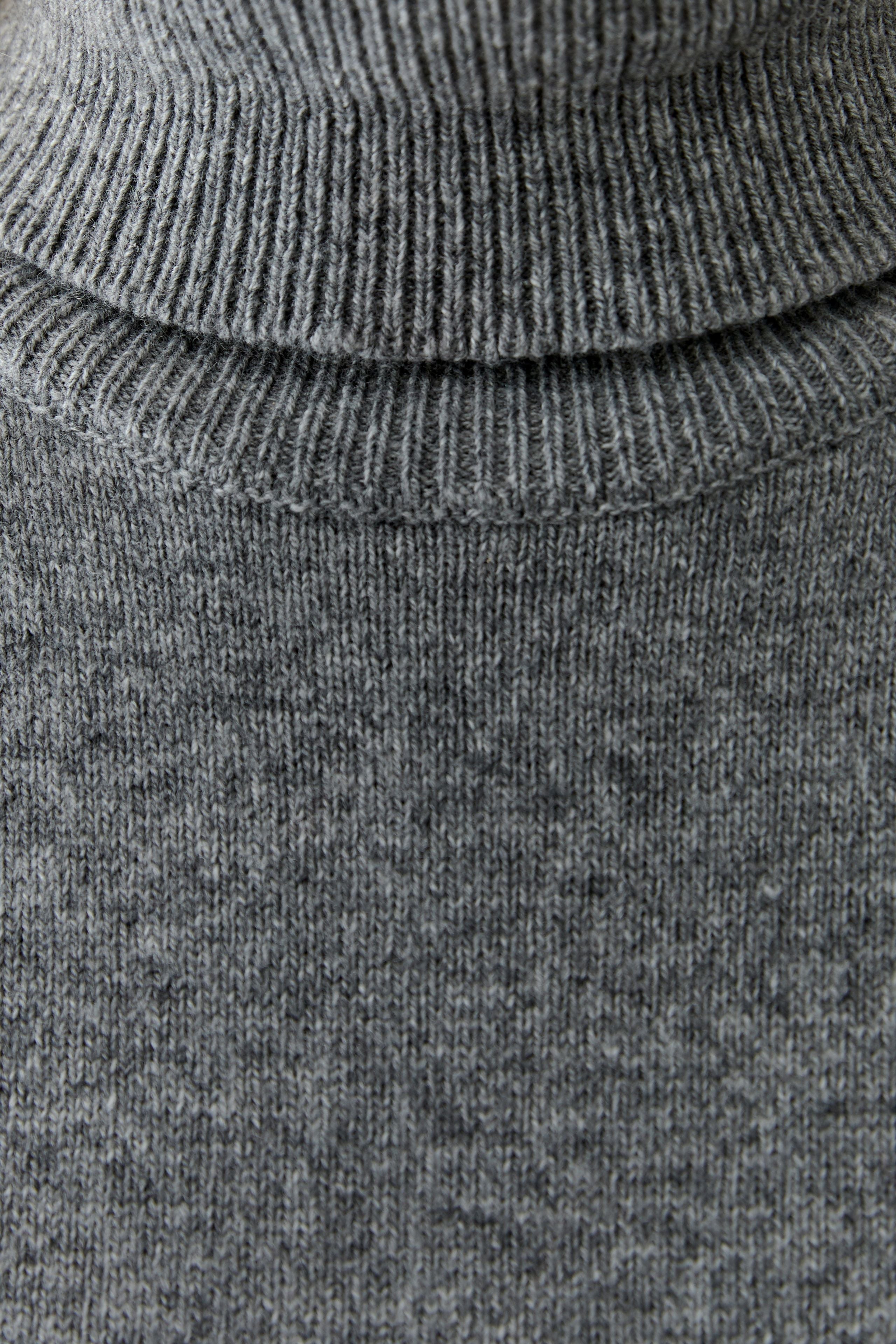 Strickpullover - Rollkragen