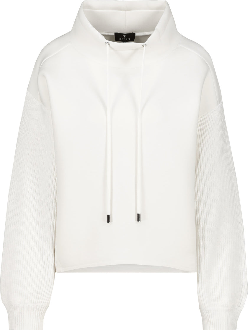 Sweatshirt - Strickärmel